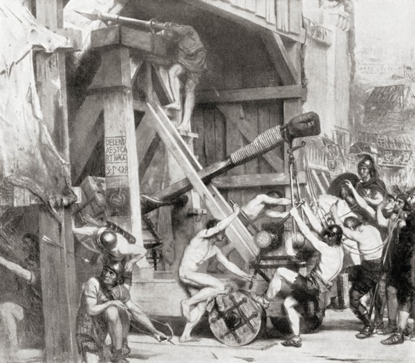 The siege of Carthage by the Romans