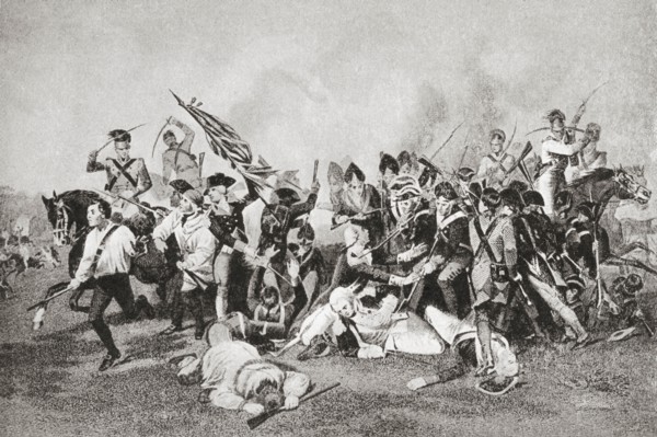 The death of Johann de Kalb