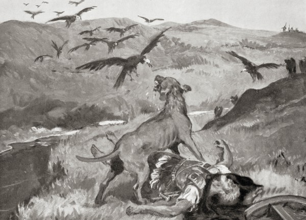 The death of Lysimachus at the Battle of Corupedium