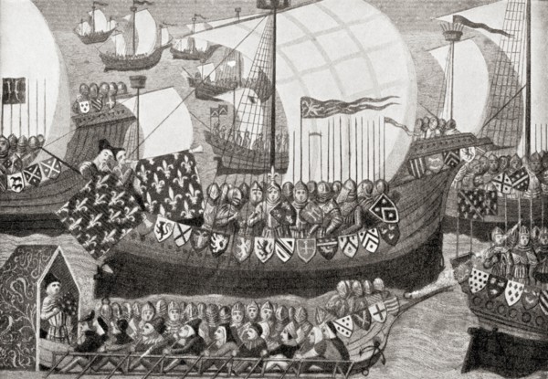 An expedition of English and French knights under the Duke of Bourbon in 1390