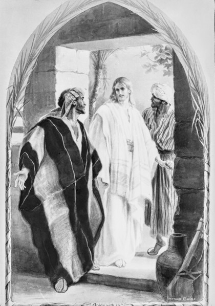 A magic lantern slide circa 1900