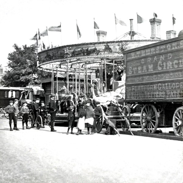 Magic lantern slide circa 1900