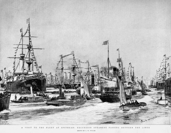 The Graphic Newspaper/Naval review 1897