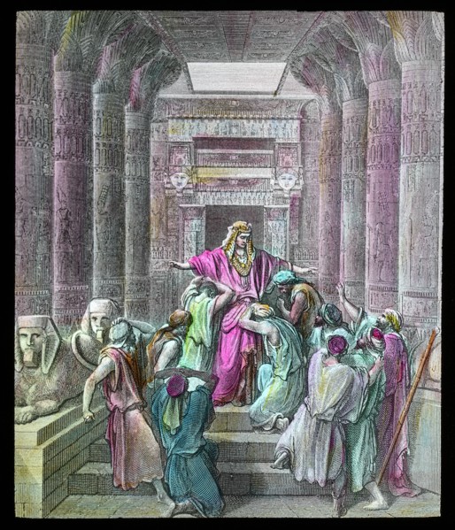 A hand coloured magic lantern slide circa 1900