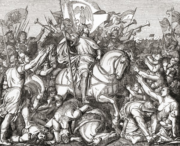 Henry I after The Battle of Riade aka Battle of Merseburg