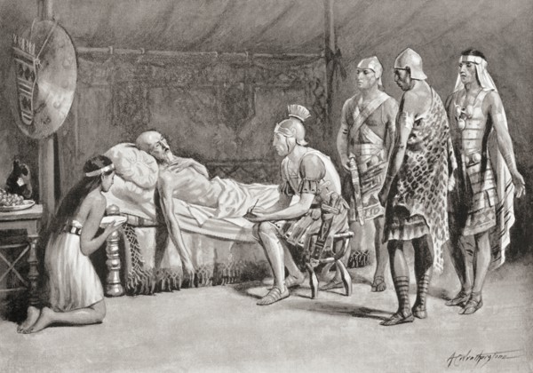 Scipio at the deathbed of Masinissa