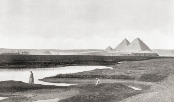 The pyramids of Giza