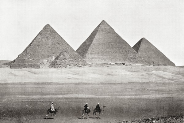 The pyramids of Giza