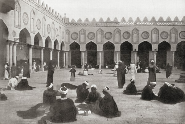 The open court of the University Mosque of Al-Azhar