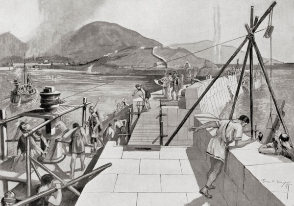 Construction of the Portus Julius