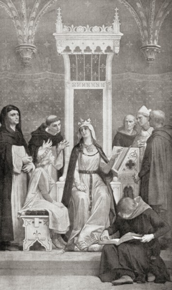 The childhood of Saint Louis