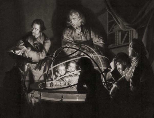 A Philosopher Lecturing on the Orrery