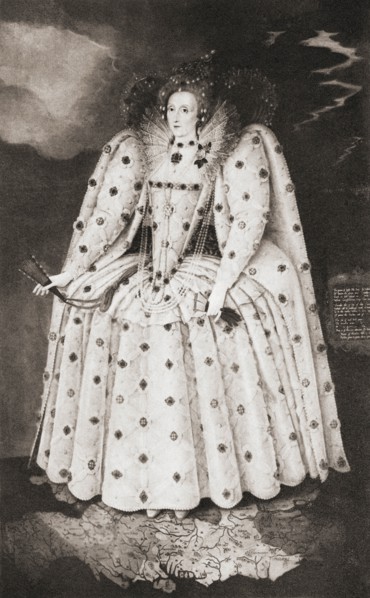 Queen Elizabeth I in the year 1592