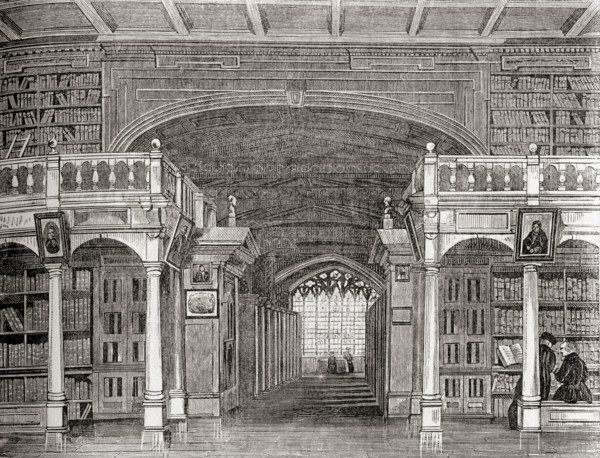 Interior of the Bodleian Library