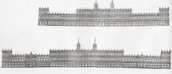 Inigo Jones' 1638 plan for a new palace at Whitehall