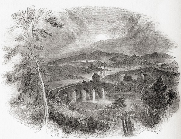 The bridge over the River Clyde