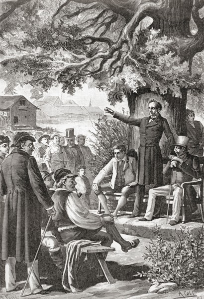 An early meeting of the Swiss Assembly aka Federal Assembly