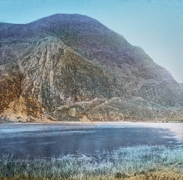 Magic Lantern slide circa 1900 hand coloured