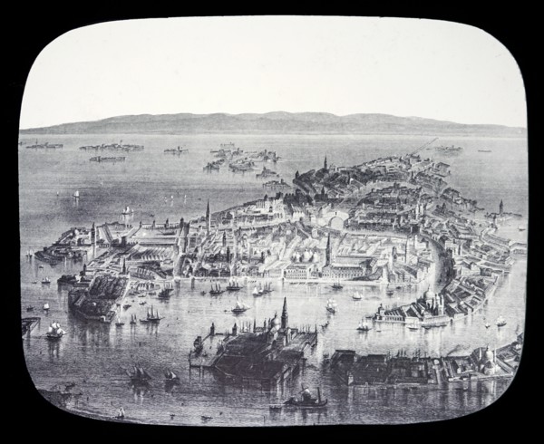 Magic lantern slide circa 1900