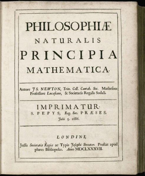 Philosophiæ Naturalis Principia Mathematica
