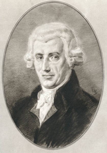 (Franz) Joseph Haydn, 1732 – 1809.  Austrian composer of the Classical period.  Illustration by