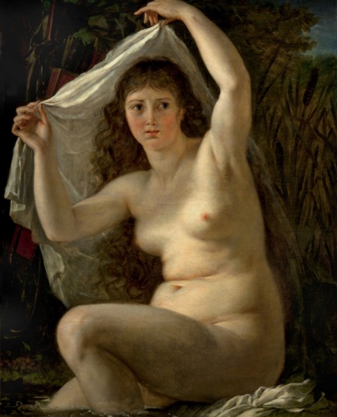 Une baigneuse