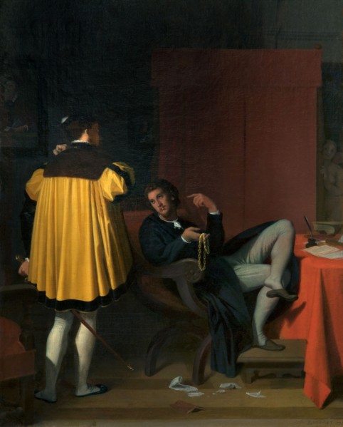 L'Arétin et l’ Envoyé de Charles Quint