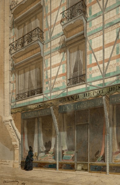 Maisons à pans de fer et revêtement de faïence