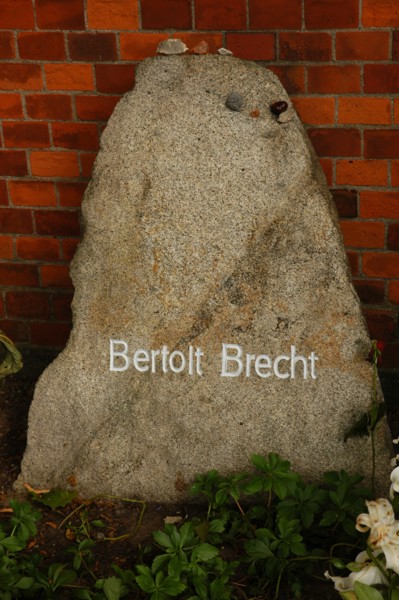 Berthold Brecht, German playwright and poet