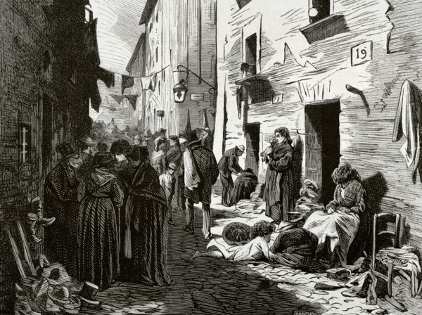 Partial view of The Jewish Ghetto (Ghetto or Jewish neighbourhood)