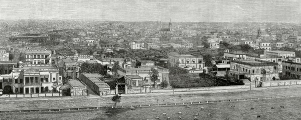 Panoramic view of the city