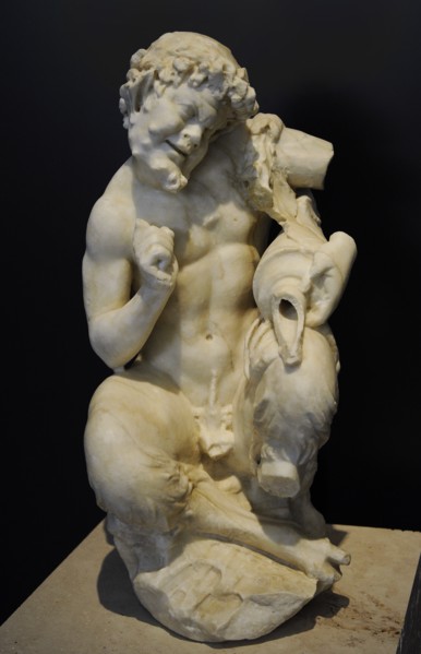 Statue of Pan, God of the shepherds and flocks