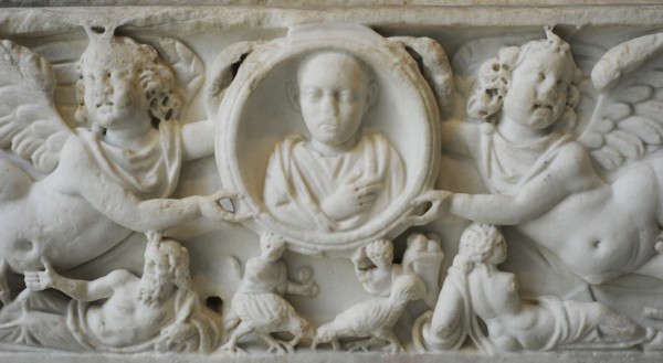 Roman sarcophagus for a young boy