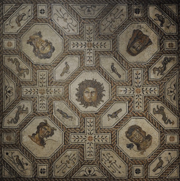 Mosaic of Medusa and the seasons