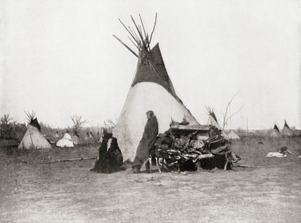 An Indian village in the 19th century