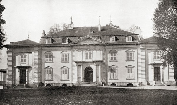 Voltaire's château at Ferney, France,,