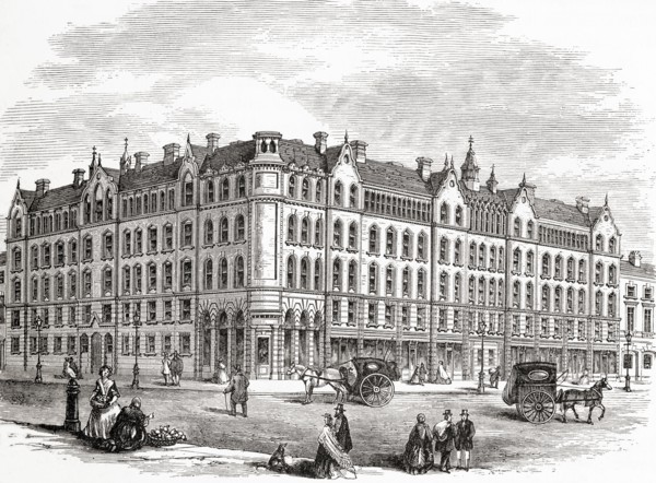 The 'Peabody' dwellings for the industrious poor in Commercial Street