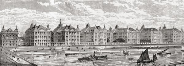 St. Thomas's Hospital, Lambeth, London, England