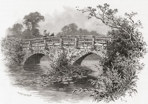 Old bridge over the River Cherwell