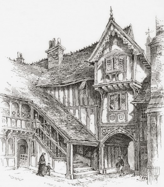 The Lord Leycester Hospital aka the Lord Leycester