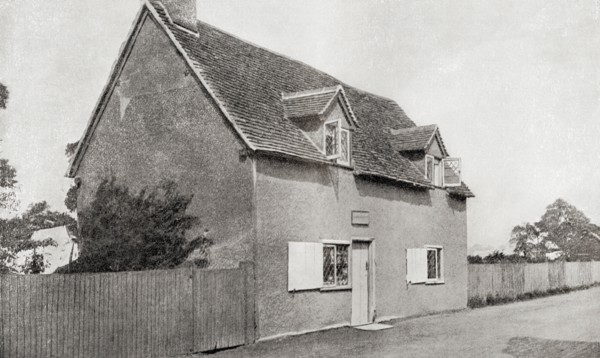 John Bunyan's house in Harrowden, Bedford, England,