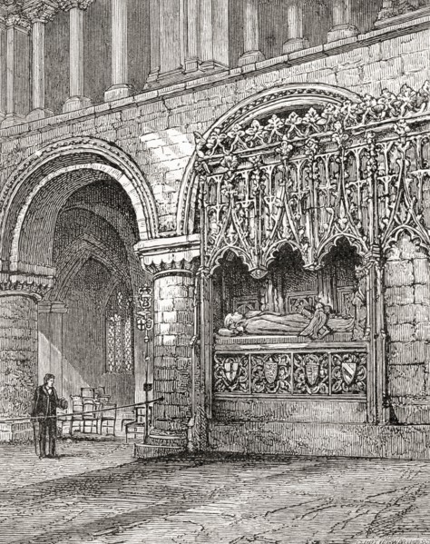 The tomb of Rahere aka Raher or Raherius