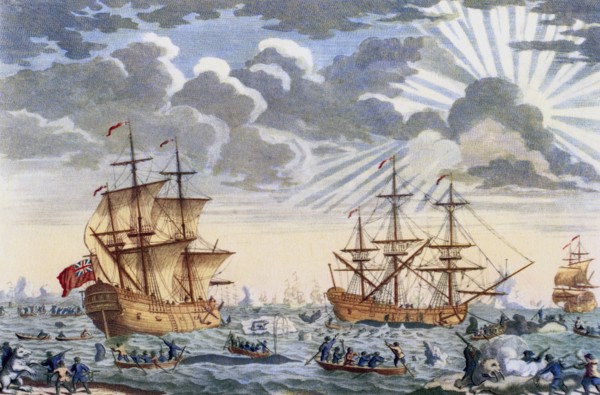 Greenland whale fishery in the 18th century