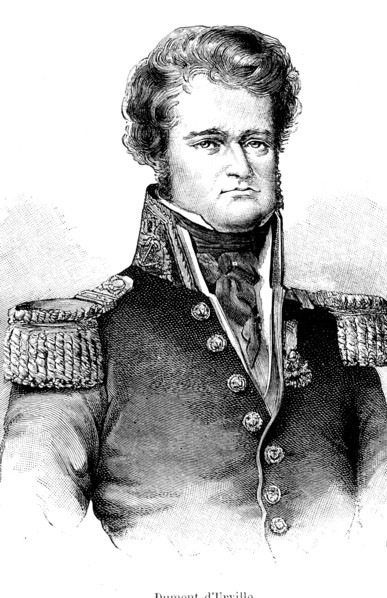 Jules dumont d'urville, french navigator, explorer 1854