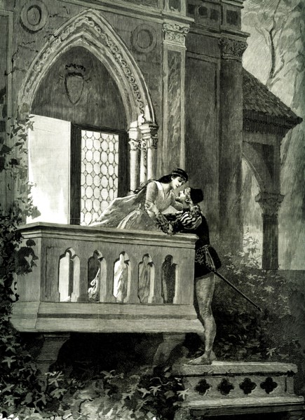 Romeo and juliet, drama by shakespeare in 1597 1868