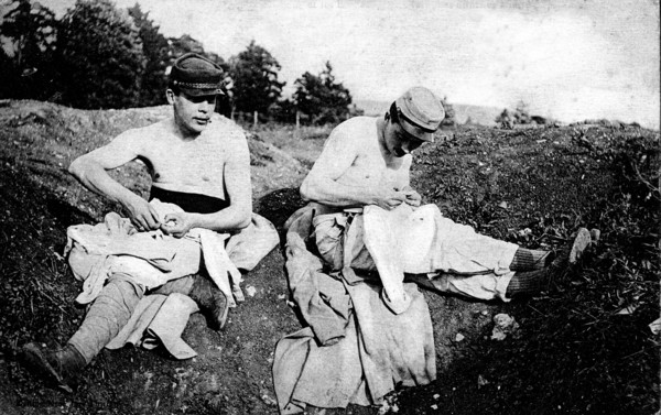 Lice 'battle' in 1st world war