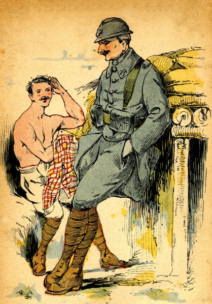 Lice in first world war