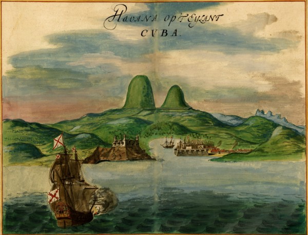 Port of Havana Cuba 1639