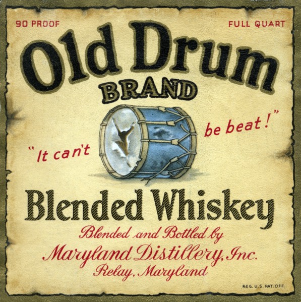 Old Drum Brand Blended Whiskey