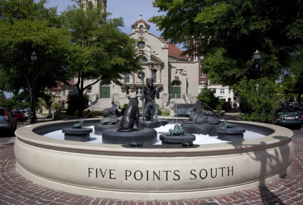 Five Points South Fountain, Birmingham, Alabama